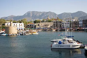 Fort and Harbour, Kyrenia, North Cyprus, Mediterranean, Europe Fort and Harbour, Kyrenia, North Cyprus, Mediterranean, Europe