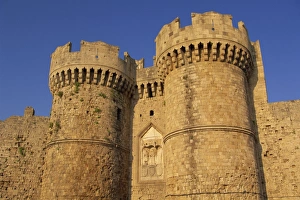 Greek Island Fortresses Prints: Fortifications in the old town