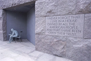 US Presidential Memorials Prints: Franklin D