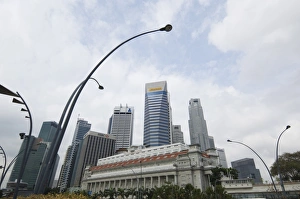 The Fullerton Hotel Print, Singapore Financial District