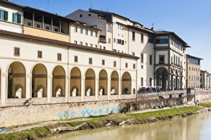 Galleria Vasariana and Uffizi, Florence (Firenze), UNESCO World Heritage Site, Tuscany, Italy, Europe Galleria Vasariana and Uffizi, Florence (Firenze), UNESCO World Heritage Site, Tuscany, Italy, Europe