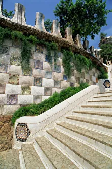 Barcelona Landmarks Prints: Gaudi achitecture