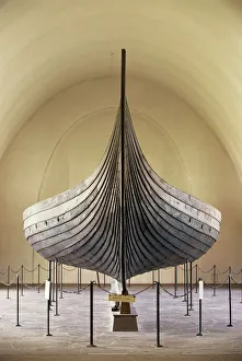 Prints of Gokstad Ship, Viking Ship Museum, Bygdoy, Oslo, Norway, Scandinavia, Europe Norway Prints: Gokstad Ship Print, Viking Ship Museum, Oslo