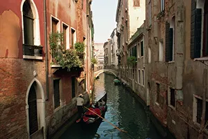Gondolas on a canal near Piazza San Maria Formosa Gondolas on a canal near Piazza San Maria Formosa
