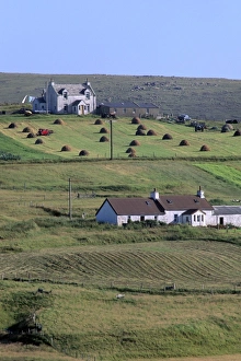 Scottish Countryside Images Prints: Good example of land use, Burrafirth, Unst, Shetland Islands, Scotland