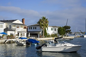 Grand Canal on Balboa Island, Newport Beach, Orange County, California Grand Canal on Balboa Island, Newport Beach, Orange County, California