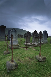 Shetland Islands Photography Prints: Graveyard, Gulberwick
