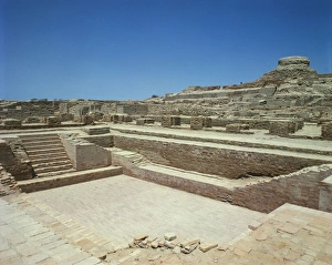 Prints of Great Bath, Indus Civilization, Mohenjodaro, UNESCO World Heritage Site, Pakistan, Asia Pakistan Prints: Great Bath Print, Mohenjodaro, Pakistan