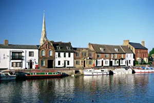 Prints of Great Ouse River, St. Ives, Cambridgeshire, England, United Kingdom, Europe Cambridgeshire Prints: Great Ouse River Print, St. Ives, Cambridgeshire Landscape