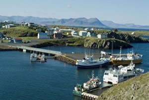 Northern Europe Waterfronts Prints: Harbour, Stykkisholmur