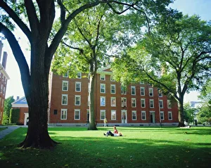 Universities And College Prints: Harvard University Print, Boston Massachusetts USA