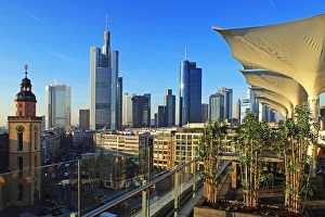 Hauptwache and Financial District, Frankfurt am Main, Hesse, Germany, Europe Hauptwache and Financial District, Frankfurt am Main, Hesse, Germany, Europe
