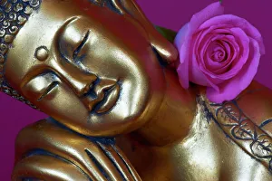 Head of Buddha statue, Bangkok, Thailand, Southeast Asia, Asia Head of Buddha statue, Bangkok, Thailand, Southeast Asia, Asia