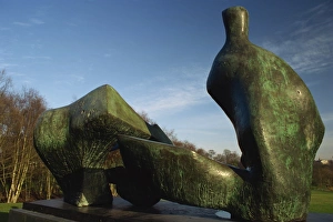 Henry Moore sculpture near Kenwood House on Hampstead Heath, north London Henry Moore sculpture near Kenwood House on Hampstead Heath, north London