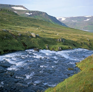 Icelandic Wilderness Adventure Prints: Hesteyri River