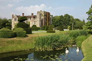Prints of Hever Castle, dating from the 13th century, childhood home of Anne Boleyn, Kent, England, United Kingdom, Europe Kent Prints: 13th Century Hever Castle Print, Kent England UK Europe