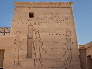 Philae Temple Prints: Hieroglyphs at the Philae Temple complex