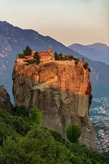 Holy Monastery of Holy Trinity at sunrise, UNESCO World Heritage Site Holy Monastery of Holy Trinity at sunrise, UNESCO World Heritage Site