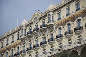 Prints of Hotel Hermitage, Monte Carlo, Monaco, Europe Monaco Prints: Hotel Hermitage Print, Monte Carlo Architecture