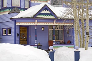 House detail Print, Leadville, Rocky Mountains, Colorado