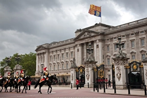 Household Cavalry at the 2012 Trooping the Colour ceremony on the Mall and at Buckingham Palace, London, England Household Cavalry at the 2012 Trooping the Colour ceremony on the Mall and at Buckingham Palace, London, England