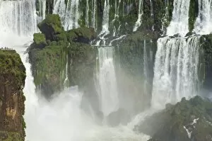 Images Dated 5th August 2016: Iguazu Falls from Argentinian side, UNESCO World Heritage Site, on border of Argentina and Brazil
