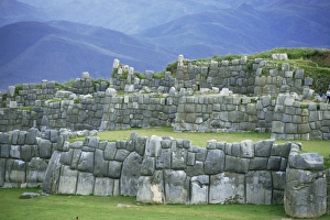 Sacsayhuaman Fortress Prints: Inca masonry