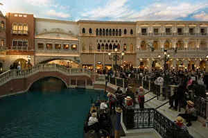 Inside the Venetian Hotel complete with gondaliers Inside the Venetian Hotel complete with gondaliers
