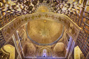 Samarkand Landmarks Prints: Interior, Gur-E-Amir Complex (Mausoleum)