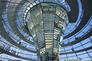 Prints of Interior of the Reichstag, Berlin, Germany, Europe Berlin Prints: Reichstag Interior Print