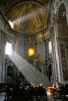 European Architecture Tour Prints: Interior of the Vatican