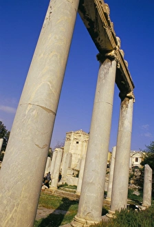 Mediterranean Architecture Europe Prints: Ionic columns of east Propylon and Tower of the Winds