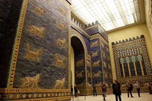 Ishtar Gate from Babylon at Berlin Pergamon Museum, Berlin, Germany, Europe Ishtar Gate from Babylon at Berlin Pergamon Museum, Berlin, Germany, Europe