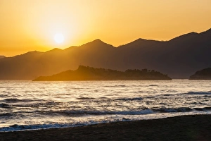 Iztuzu Beach at sunset, Dalyan, Mugla Province, Anatolia, Turkey, Asia Minor, Eurasia Iztuzu Beach at sunset, Dalyan, Mugla Province, Anatolia, Turkey, Asia Minor, Eurasia