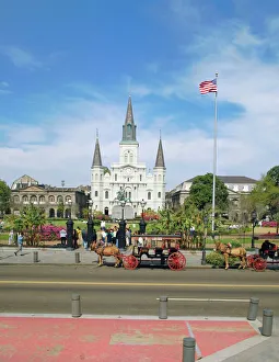 North America Tourist Attractions Prints: Jackson Square