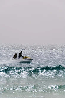 Jet ski, Santa Maria, Sal (Salt), Cape Verde Islands, Africa Jet ski, Santa Maria, Sal (Salt), Cape Verde Islands, Africa