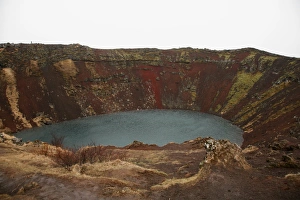 The Kerid Volcano Print, Southern Iceland Landscape