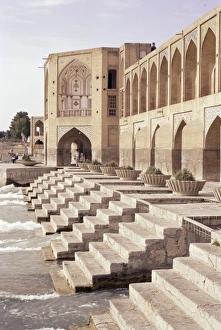 Khaju Bridge Print, Isfahan, Iran