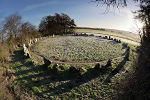 Prints of The Kings Men stone circle, The Rollright Stones, Chipping Norton, Cotswolds, Oxfordshire, England, United Kingdom, Europe Oxfordshire Prints: The Kings Men stone circle, The Rollright Stones, Print