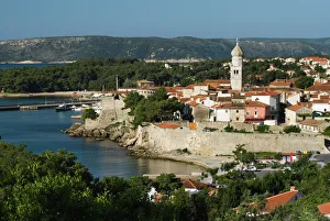 Prints of Krk Town, Krk Island, Kvarner Gulf, Croatia, Adriatic, Europe Croatia Prints: Krk Town Print: Kvarner Gulf, Croatia