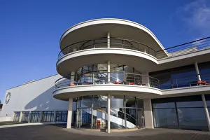 Prints of De la Warr Pavilion, Bexhill-on-Sea, East Sussex, England, United Kingdom, Europe East Sussex Prints: De la Warr Pavilion Print, Bexhill-on-Sea, East Sussex