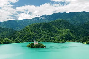 Lake Bled Print, Slovenia Landscape Photography