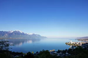 Images Dated 5th May 2016: Lake Geneva (Lac Leman), Montreux, Vaud, Switzerland, Europe