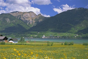 Prints of Lake Wolfgangsee, St. Wolfgang, the Salzkammergut, Austria, Europe Austria Prints: Lake Wolfgangsee Print, Austria