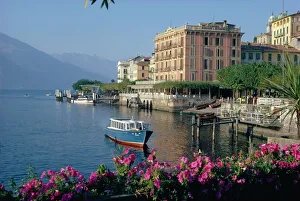 Italy Prints: Lakeside Print of Bellagio, Lake Como Architecture