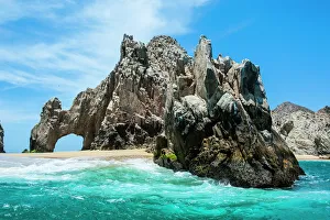 Lands End rock formation, Los Cabos, Baja California, Mexico, North America Lands End rock formation, Los Cabos, Baja California, Mexico, North America