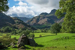 Langdale Pikes, Langdale Valley, English Lake District National Park, Cumbria, England Langdale Pikes, Langdale Valley, English Lake District National Park, Cumbria, England