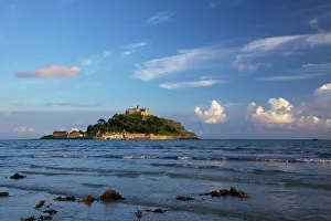 Late summer evening sunshine on St. Michaels Mount, Marazion near Penzance Late summer evening sunshine on St. Michaels Mount, Marazion near Penzance