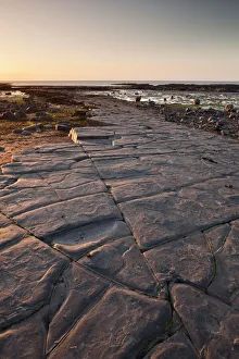 The ledges on Kilve Beach, Somerset, England, United Kingdom, Europe The ledges on Kilve Beach, Somerset, England, United Kingdom, Europe