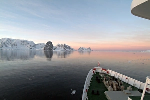 Lemaire Channel at dawn, Antarctica, Polar Regions Lemaire Channel at dawn, Antarctica, Polar Regions